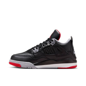 Air Jordan 4 Retro Kids Shoes ''Bred Reimagined'' (PS)