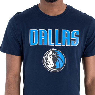 New Era NBA Dallas Mavericks Team Logo T-Shirt ''Navy Blue''