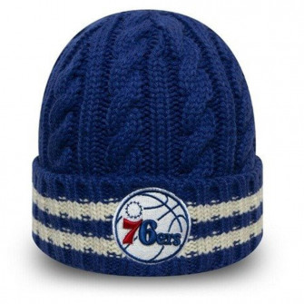 New Era NBA Team Philadelphia 76ers Stripe Knit Hat ''Black''