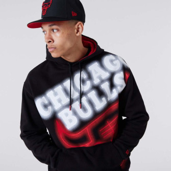 New Era NBA Chicago Bulls Neon Oversized Hoodie ''Black''