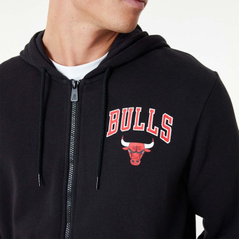 New Era NBA Chicago Bulls Essentials Full-Zip Hoodie ''Black''