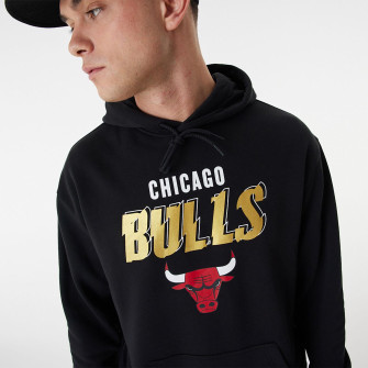 New Era NBA Chicago Bulls Team Script Hoodie ''Black''