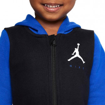 Air Jordan Full-Zip Coverall Toddler Body ''Black/Blue''