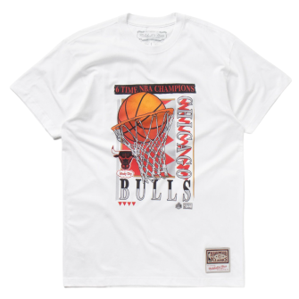 M&N NBA Chicago Bulls Championship Vibes T-Shirt ''White''