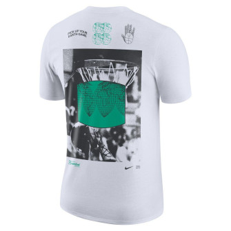 Nike NBA Team 31 Courtside Max 90 Earth Game Graphic T-Shirt ''White''