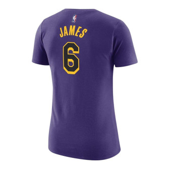 Air Jordan NBA Los Angeles Lakers Lebron James Statement Women's T-Shirt ''Field Purple''