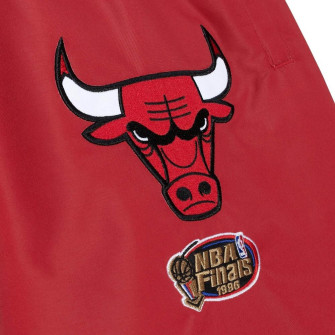 M&N NBA Chicago Bulls Paintbrush Warmup Kids Pants ''Red''