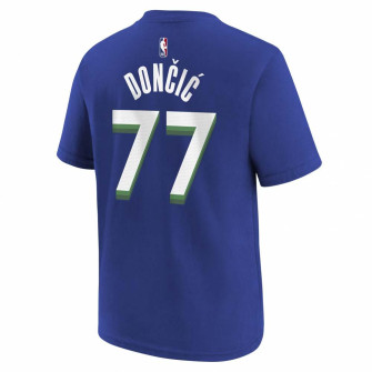 Nike NBA Dallas Mavericks Luka Dončić Kids T-Shirt ''Blue''