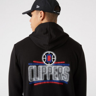 New Era NBA LA Clippers Neon Logo Hoodie ''Black''