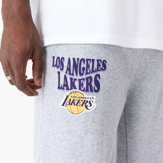 New Era NBA LA Lakers Script Joggers ''Grey''