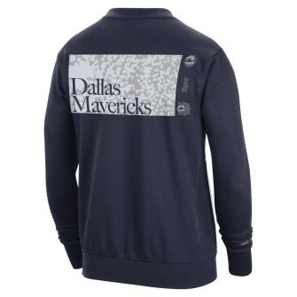 Nike NBA Dallas Mavericks Standard Issue Dri-FIT Sweatshirt ''College Navy''