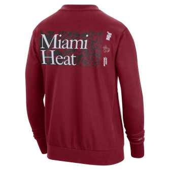 Nike NBA Miami Heat Standard Issue Dri-FIT Sweatshirt ''Tough Red''