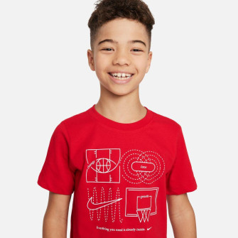Nike Sportswear Culture of Basketball Kids T-Shirt ''University Red''