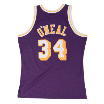 M&N NBA LA Lakers Road 1996-97 Shaquille O'Neal Swingman Jersey ''Purple''