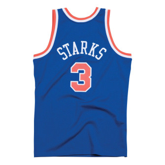 M&N NBA NY Knicks John Starks Road 1991-91 Swingman Jersey ''Blue''