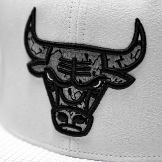 M&N NBA Chicago Bulls Graphic Cap ''White''
