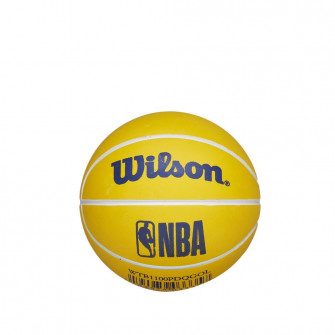 Wilson NBA Golden State Warriors Dribbler Mini Bounce Ball ''Yellow''