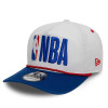 New Era NBA Logo Washed Golfer Snapback Cap "White"