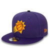 New Era NBA Phoenix Suns Rear Logo 9FIFTY Snapback Cap "Dark Purple"