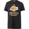 New Era NBA Team Champion Los Angeles Lakers T-Shirt ''Black''