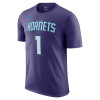 Air Jordan NBA Charlotte Hornets Lamelo Ball T-Shirt ''Purple''