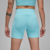 Air Jordan Women's Ribbed Bike Shorts ''Bleached Aqua''