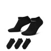 Nike Everyday Lightweight No-Show Training 3-Pack Socks ''Black''