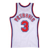 M&N Dražen Petrović 3 New Jersey Nets 1992-93 Swingman Jersey ''White''