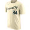 Nike Dri-FIT Milwaukee Bucks Giannis Antetokounmpo City Edition T-Shirt ''Flat Opal''
