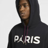 Air Jordan Paris Saint-Germain Fleece Hoodie ''Black/Bordeaux''