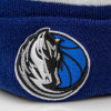 New Era NBA Dallas Mavericks Bobble Knit Cuff Hat ''Blue''