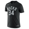 Nike NBA Giannis Antetokounmpo Bucks T-Shirt ''Black''