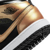 Air Jordan 1 Mid Kids Shoes ''Black Gold'' (PS)