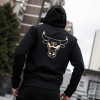 New Era NBA Chicago Bulls Metallic Logo Hoodie ''Black''
