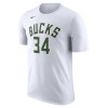 Nike NBA Milwaukee Bucks Giannis Antetokounmpo T-Shirt ''White''