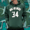 Nike NBA Milwaukee Bucks Giannis Antetokounmpo Hoodie ''Green''