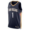 Nike NBA New Orleans Pelicans Zion Williamson Icon Edition Swingman Jersey ''College Navy''