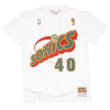 M&N NBA Seattle Supersonics Shawn Kemp HWC Edition T-Shirt ''White''