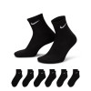 Nike Everyday Cushioned Training Ankle 6-Pack Socks ''Black''